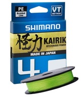 Výplet Shimano Kairiki 4 0,16mm/150m zelený