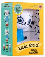 Mačička Mačička Maskot objímajúca mačka 17cm