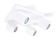 Halogénové LED stropné svietidlo GU10 biele