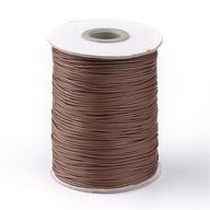 Voskovaný polyester, Sienna, 1 mm, asi 75 m/cievka