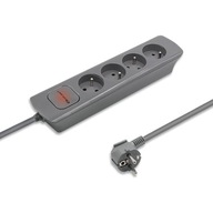 Qoltec Power Strip Značkový Power Strip so 4 zásuvkami 1,8M 16A 3680W