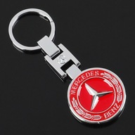 Červená kľúčenka Mercedes-Benz Metal Car Home Keychain