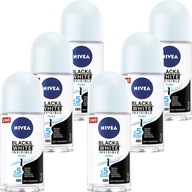 NIVEA Antiperspirant roll-on Black&Whit 6x50ml