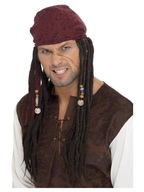 Pirátska parochňa Dreadlocks Pirátska parochňa Pirátske vlasy