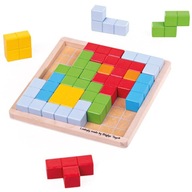 Bigjigs Toys: Tetris Pattern Bl Puzzle Puzzle