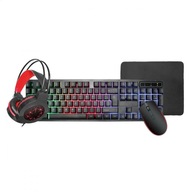 VARR GAMING 4V1 SET 02 (MYŠ / PODLOŽKA NA MYŠ / HEADSET / KE