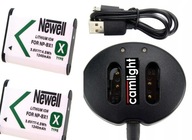 USB NABÍJAČKA + 2 x BATÉRIA pre Sony NP-BX1