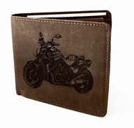 Kožená peňaženka pre motorkára MOTO 09