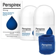 2x PERSPIREX Strong ANTIPERSPIRANT roll-on DERMO deodorant 20ml