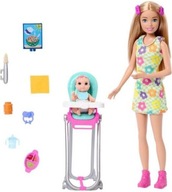 Barbie Opatrovateľka Kŕmenie Baby HTK35