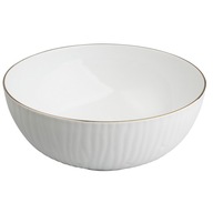 Biela misa 25 cm porcelánová Glamour šalátová misa 2,5l