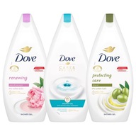 Dove Sprchový gél mix set 3x450ml