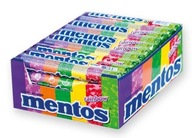 MENTOS DÚHOVÉ KVAPKY ŽUVACIE CUKRINKY 38 g 40 ks