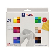 Termosetová hmota 24kolx25g mäkká Basic FIMO