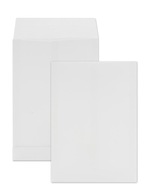 Rozšírené obálky RBD C4 s prúžkom, biele, 50 ks.