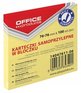 KANCELÁRSKE PRODUKTY SAMOLEPIACI PAPIER 76X76MM