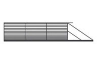 Vstupná posuvná brána LISABON II 5,00 m POLBRAM