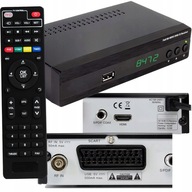 DVB-T2 FULL HD POZEMNÝ TV DEKODÉR HEVC H.265 HDMI TUNER SCART USB DIAĽK.