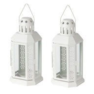 SET 2X IKEA ENRUM LAMPA LAMPA BIELA ​​22 CM