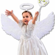 Súprava Kostým WINGS Wings HALO ANGEL Angel White NITCH BALL Ball