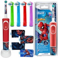 ELEKTRICKÁ ZUBNÁ KEFKA ORAL-B VITALITY SPIDERMAN PRE DETI + PRÍSLUŠENSTVO