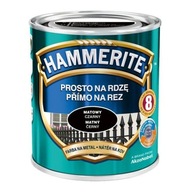 Hammerite farba na hrdzu 0,7l Čierna matná