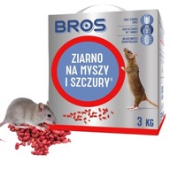 SILNÉ Zrno pre myši a potkany Bros 3 kg JED