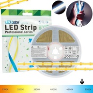 LED PÁS COB PROFESIONÁLNY NEON STUDENÝ BIELY 12V 5m