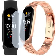 XIAOMI MI BAND 5 + FÓLIA + RUŽOVÝ NÁRAMOK