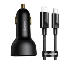 Baseus USB nabíjačka do auta USB-C 100W + kábel