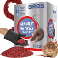 BROS GRANULATE MYŠI JEDOVÉ KRYSY SILNÉ 1KG