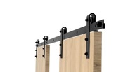 BARN DOOR LOFT Systém posuvných dverí Set 3m