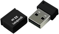 MALÝ flash disk 32 GB Goodram Piccolo 20 MB/s USB 2.0 krátky čierny