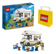 LEGO City 60283 - prázdninový kemping - mama otec dieťa + darčeková taška