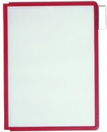 Prezentačné panely A4 DURABLE, červené, 5 ks.