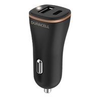 USB nabíjačka do auta, USB-C 27W Duracell (čierna)