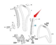 POSUVNÁ LIŠTA ROZVODOVEJ REŤAZE MERCEDES M271