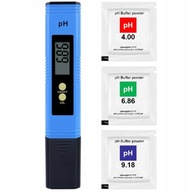 ELEKTRONICKÝ VODNÝ pH METER AUTOMATICKÁ KALIBRÁCIA ATC