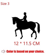 Black Style No.3 Size Funny Cowboy Cowgirl Horse