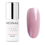 Neonail Cover Base Protein Dark Rose na hybridné laky na nechty 7,2 ml