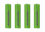 BATÉRIE R3 AAA 1000mAh ESPERANZA x 4 ks