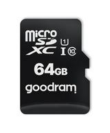 Karta Pamięci GOODRAM microSD 64GB CL10 UHS I