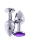 Diamond Plug Violet Crystal Stopper