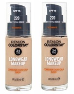 Revlon Colorstay Foundation with Pump Oily Mixed Skin 220 30ml 2 kusy