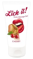 EROTICKÝ INTÍMNY MASÁŽNY GÉL Cherry 50ml