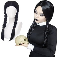 BLACK PARTY Parochňa Halloween VLASY STREDA PRIDÁVA COSPLAY BRAIDS