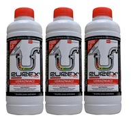 3x Rurex Pro 1L - Odblokovač potrubí a odtokov