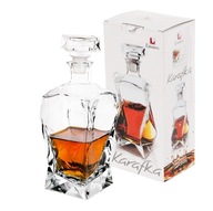 Edwanex karafa z rozbitého skla na whisky, víno a likéry, 750 ml