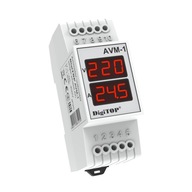 Ampérmeter-voltmeter 1-63A 50-400V DigiTOP AVM-1