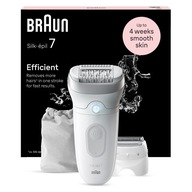 Braun Silk-épil 7 7-041 Epilátor pre ženy Bielo/strieborný pre ženy